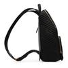 Daks Black Leather Backpack Dcba6e369bk