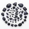 Mixed 50 Rhinestones Single Claw Glass Hand Sewing Drill Claw Drill DIY Wedding Decoration Clothing Crystal Buckle Rhinestone Sew on Beads