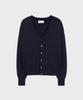 Kyuseu Extra Fine Wool V Cardigan (Navy)
