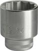Stahlwille X Total 1 Piece 12-Point Socket, 45-24, Drive 9.525mm Length 35mm,