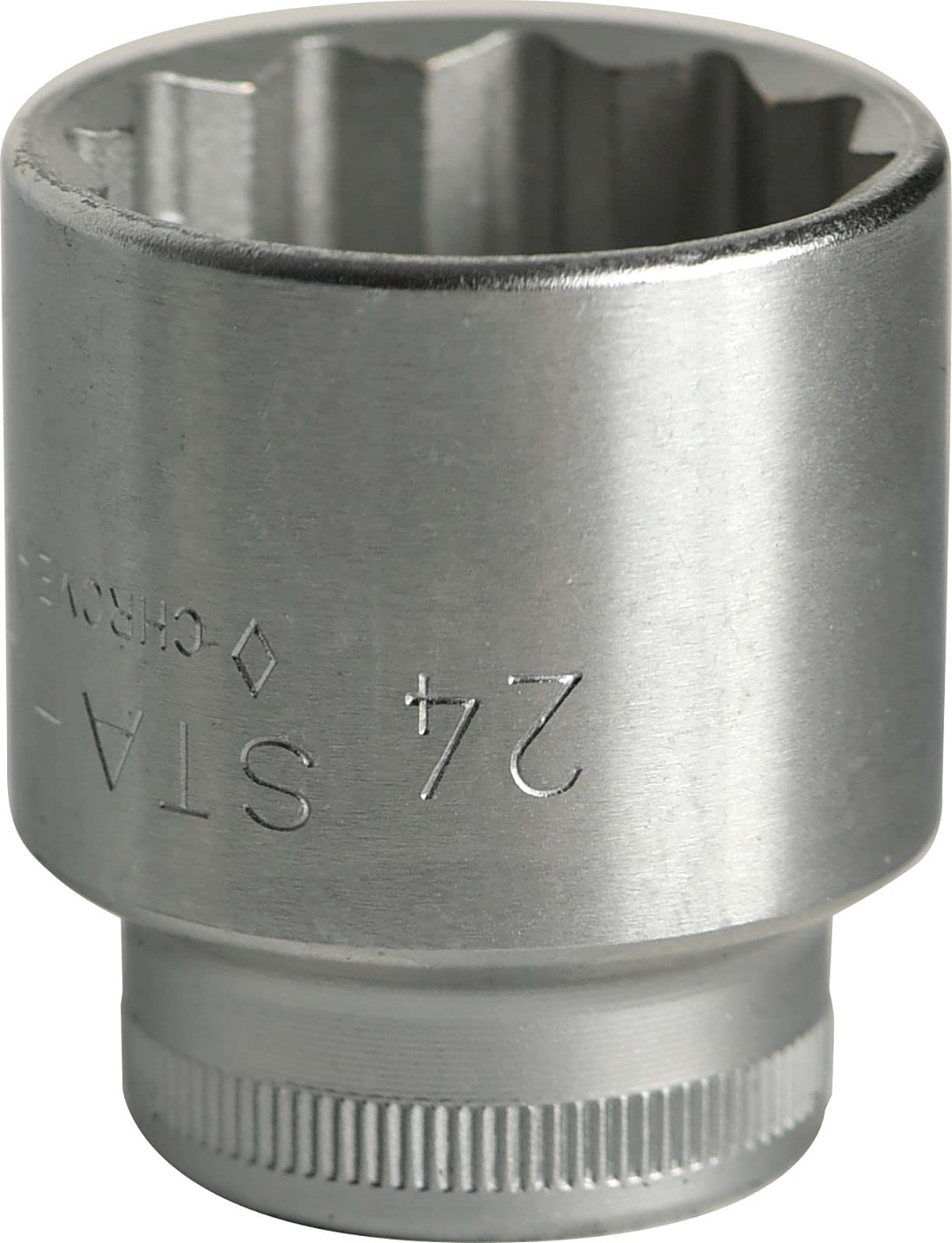 

Stahlwille x Total 1 Piece 12-Point Socket, 45-24, Drive 9.525mm Length 35mm,
