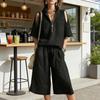 Two Piece Sweatsuit for Women Casual Half Zipper Short Sleeve Tops And Shorts Tracksuits Summer Lounge Outfits with Pockets