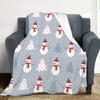 3D Print Merry Christmas Blanket Sofa Cover Throw Santa Claus Xmas New Year Blanket Fleece Warm Bed Blankets for Bedroom Couch