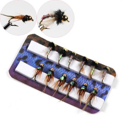 Beadheads Nymph Copper John Fly Mosaz Head Nymph Stone Muškařská návnada