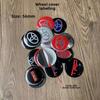 4pcs 56mm Aluminum Alloy logo Wheel Center Hub Cap Badge sticker For Toyota Prado Rav4 Yaris Hilux Prius Corolla Camry Accessory