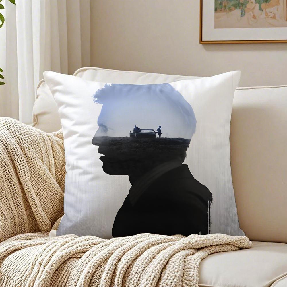 Movie Noir TTrue DDetective Cushion Cover Pillowcase Antidustmite Living Room Sofa Decor Cushion Room