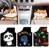 4PCS  Cartoon Pattern Car Floor Mats Universal Waterproof Non-Slip Front Rear Cute Auto Floor Pad for Car SUV Business Car