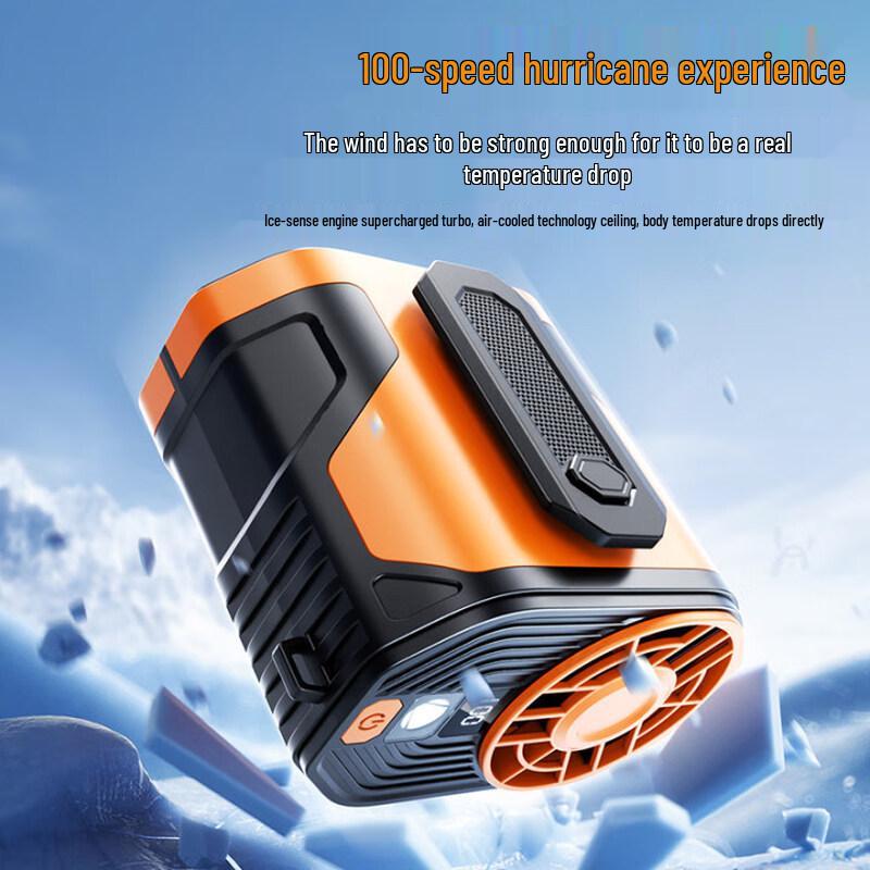 Jiaxiu Outdoor Portable USB Rechargeable Waist Fan