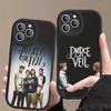 Custodia per Telefono P-Pierce The Veil Band per iPhone 16 15 14 13 12 11 Pro Max Plus Copertura in Pelle Antiurto