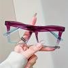 Y2k Oversized Frame Reading Glasses Women Leopard Print Blocking Blue Light Presbyopic Spectacles Eyeglasses Clear Lens