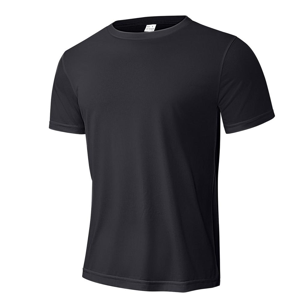 Men's Fitness Casual Breathable Base Sports Running Undershirt Short Sleeves