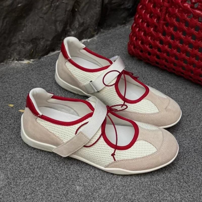 

Guyun Shu Casual color matching light mouth Mary Jane shoes women s summer new sports style platform ballet women s shoes 40