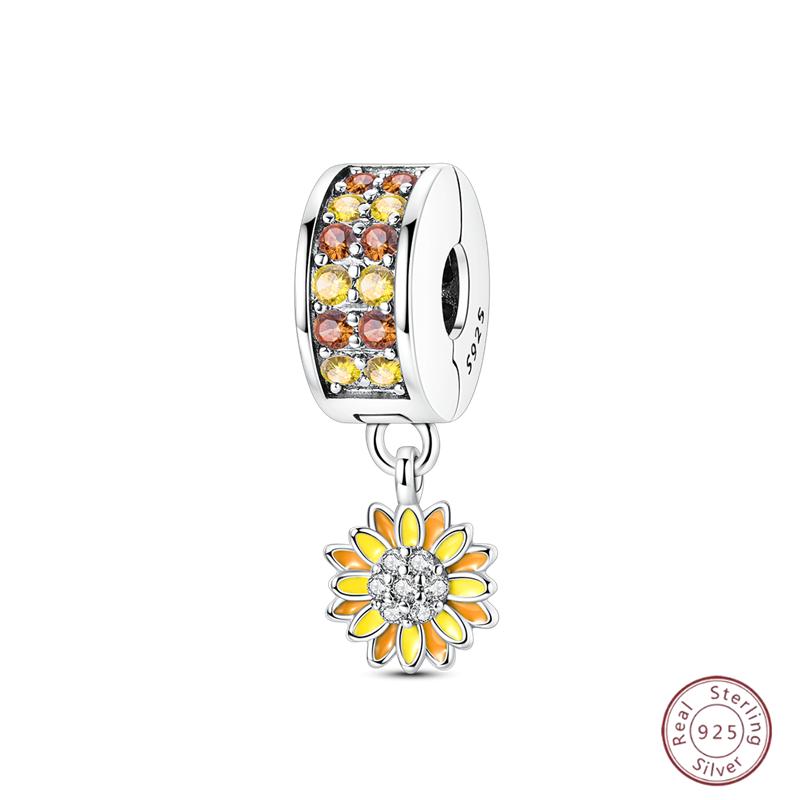 New Original Copper Beaded Bow Charm Blue Beads For Women Exquisite Diy Birthday Jewelry Gifts