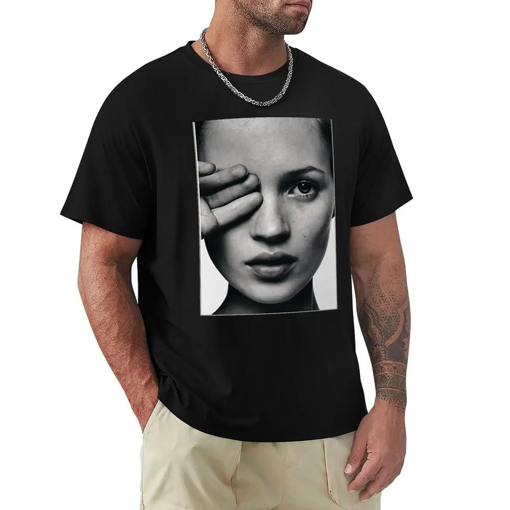 Kate Fashion Moss T-Shirt Customizeds Men Tall T Shirts Mens Designer Clothes New In Tops & Tees Short Sleeve Round Collar 2026