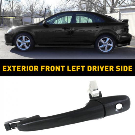 For Mazda 3 5 6 CX-7 CX-9 RX-8 Outer Door Handle With Keyhole Front Driver EOA