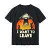 Funny UFO Alien Tshirts Women Heel Home Men Tshirt Fashion Graphic Adult Clothing Shirt Harajuku Casual Street Tops Ropa Mujer