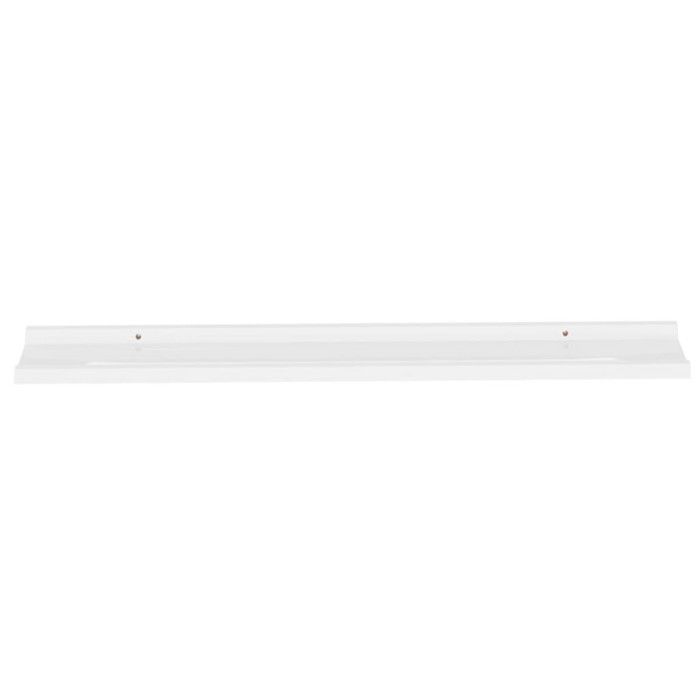 VidaXL Étagères murales 2 pcs Blanc 100x9x3 cm