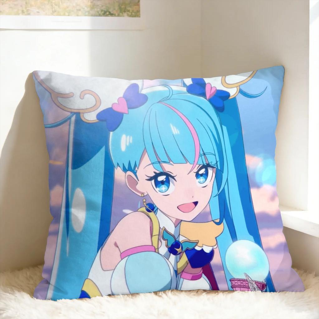 Anime Sky P-Precure Pillow Case Cute Funny Pillow Cover Comfy Pillowcases For Living Room Chair