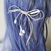 Funky Y2K Headphone Wire Bow Hair Clips Retro Style for Teen Fashion