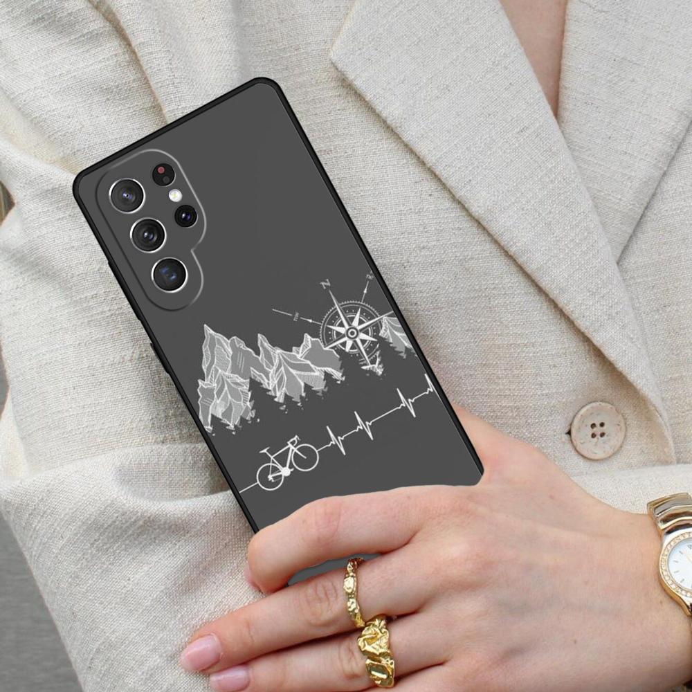 MTB Mountain Bike Cycling Bicycle Cell Phone Case for Samsung Galaxy S26 Ultra S25 S24 S23 S22 S21 S20 Note10 Cover