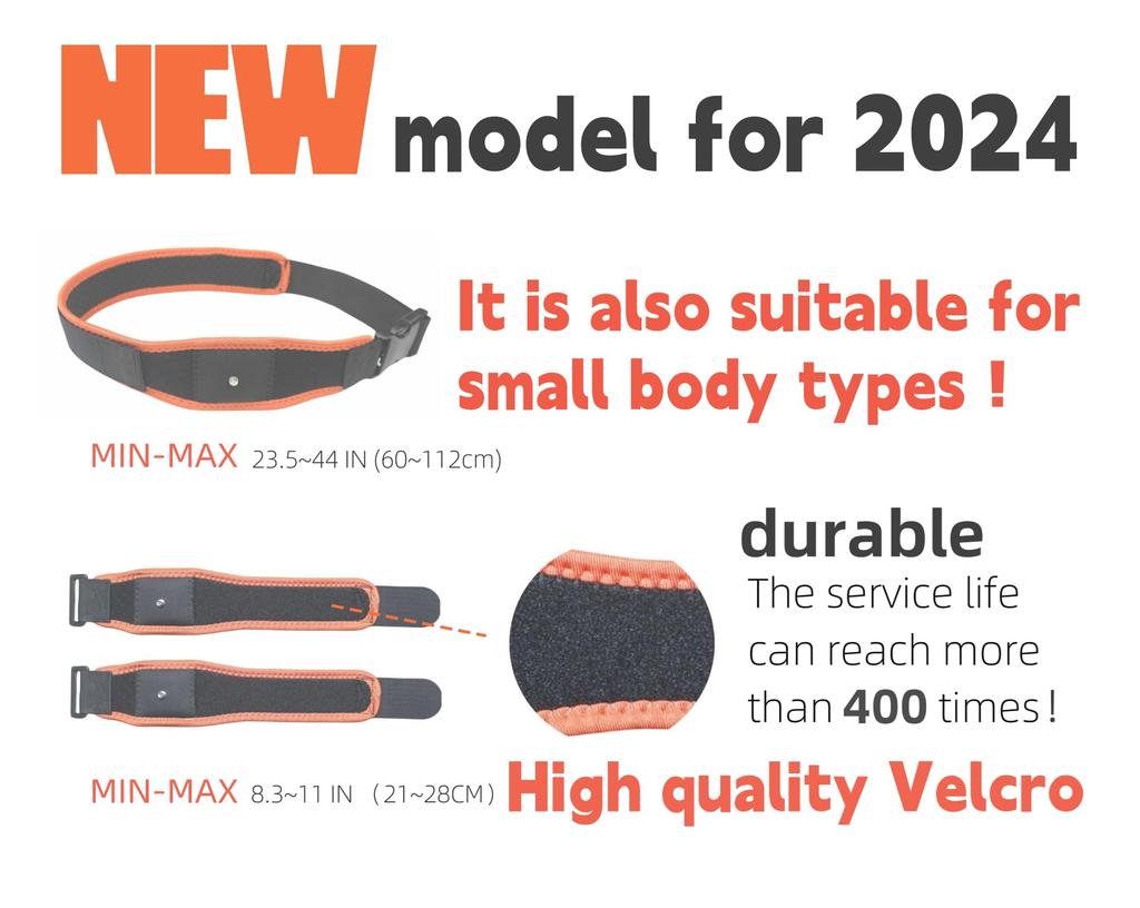 Jadery VR Tracker Belt (2024 New Model) 3-Piece Set for Waist and Ankle, VR Game Full Tracker Strap for Ultimate Tracker, Vive Tracker, and Tundra