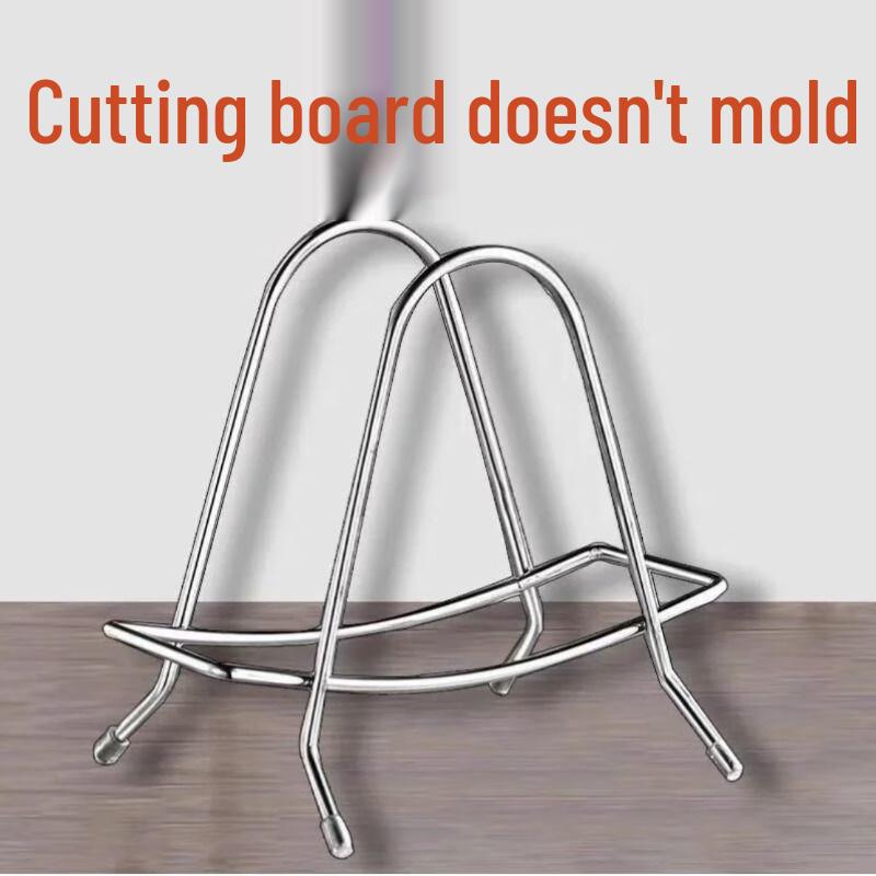 Stainless Steel Cutting Board and Pot Lid Rack