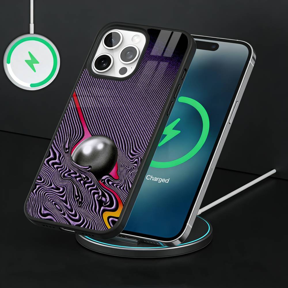 Tame I-Impala Band Handyhülle Für iPhone17,16,15,14,13 Plus,Pro Max Magnetisch Für Magsafe Kabelloses Laden