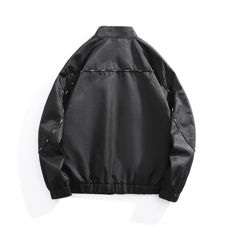 Весна и осень Новая мужская простая куртка Повседневная универсальная короткая модная — фото 4