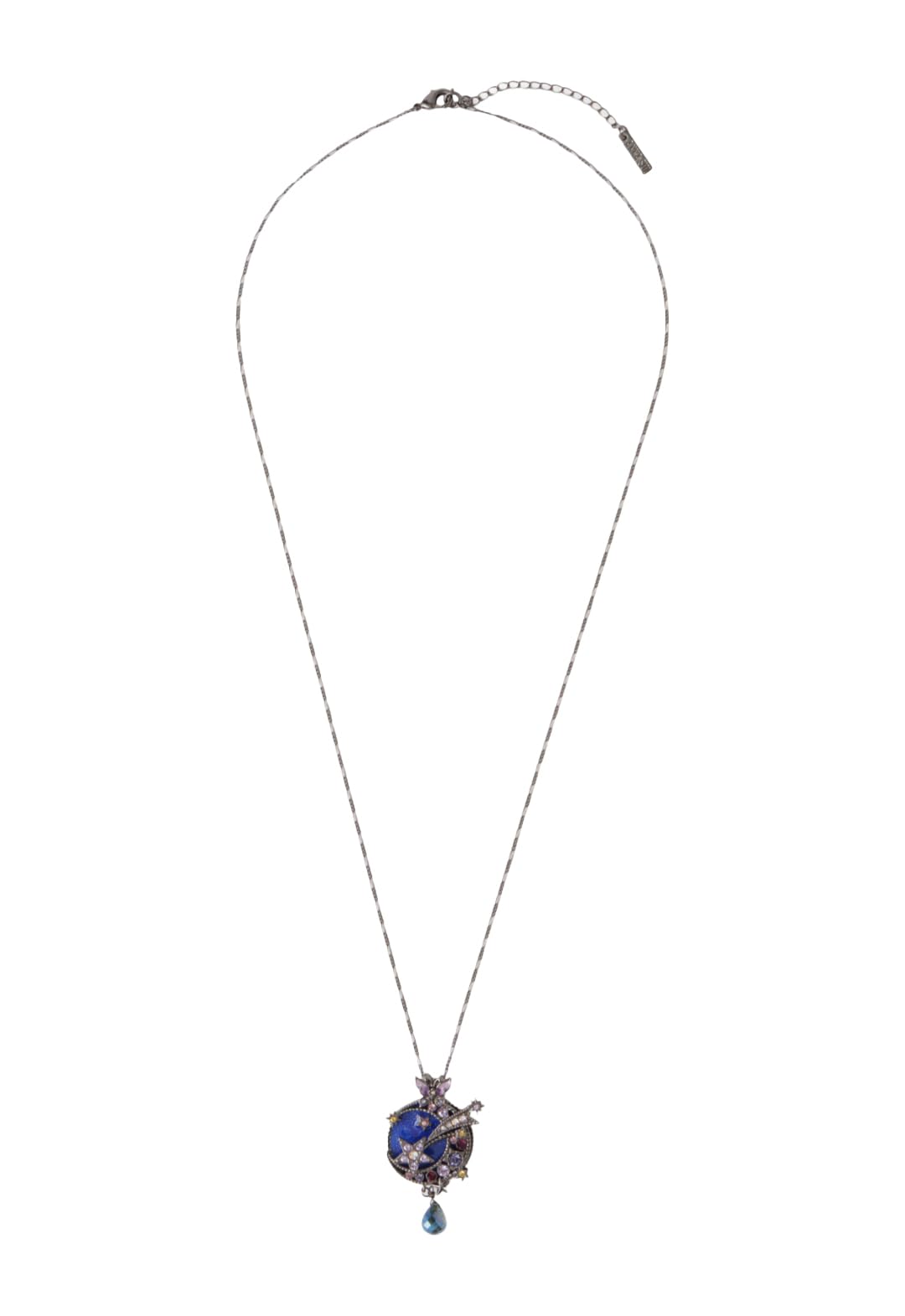 

Butterfly and Crescent Moon Motif Necklace SAXN049265XV [Anna Sui] фіолетовий