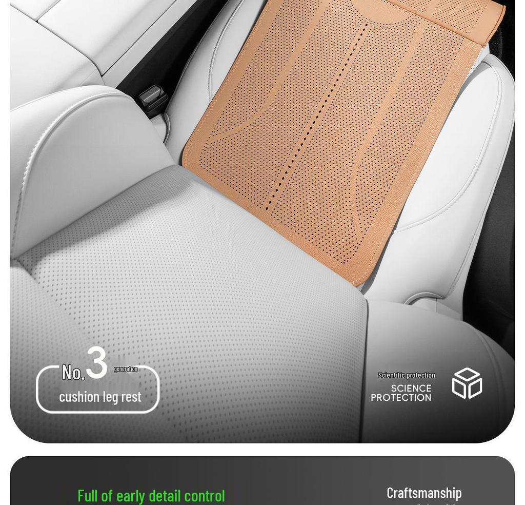 Lynk & Co Integriertes Beinstützen-Autositzkissen Atmungsaktive Verlängerung für Modelle 06/08/01/02/03/09.