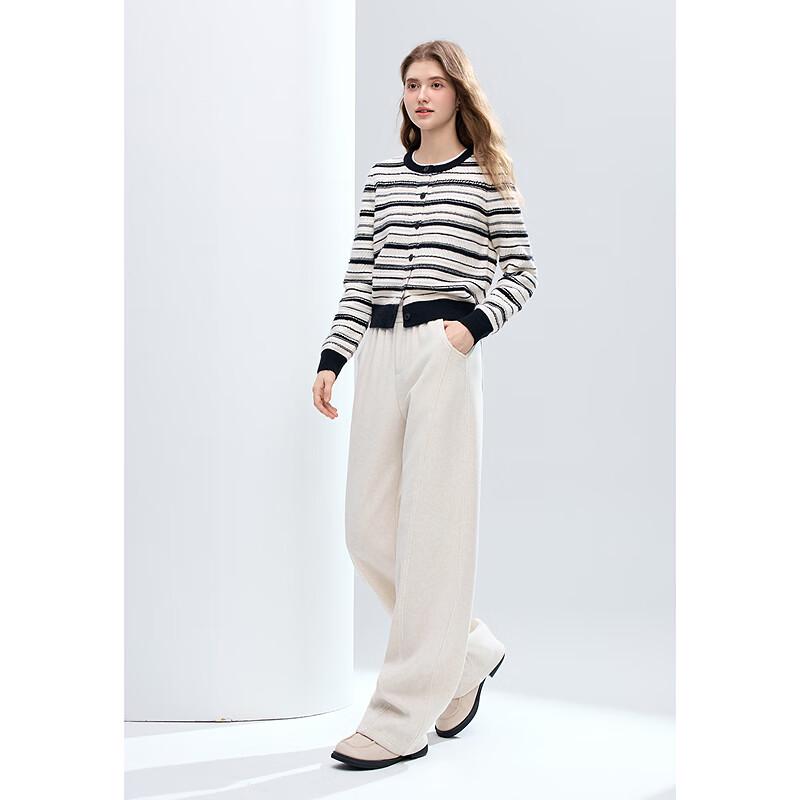 BETU Women's 2025 Winter Brushed Wide-Leg Pants