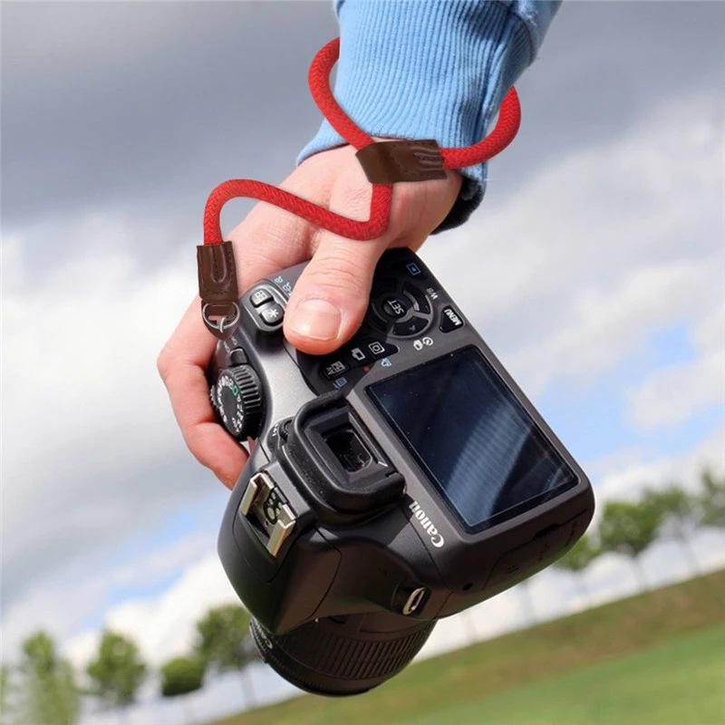Round Camera Wrist Strap for Climbing and Photography