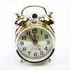 Horseshoe Mechanical  Gold Alarm Clock Manual Wind Up Vintage Metal Alarm Clock Ticking Retro Vintage Twin Bell Desk Bedside