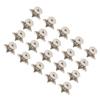 20Pcs Star Shape Rivet Stud Button DIY Clothes Shoes Decoration Accessories with Screws
