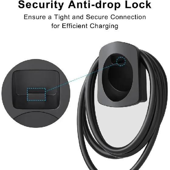 EV Charger Holder, Wall Mount Charging Cable Holder Organizer, Electric Car Charger Cord Holder for J1772 for European Standard