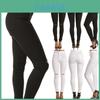 Pantaloni Lunghi Skinny Donna Moda Colore Unito Sexy Forati Vita Alta per uno Stile Senza Sforzo