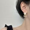 Elegant Star-Shaped Zircon Pendant Stud Earrings for Women