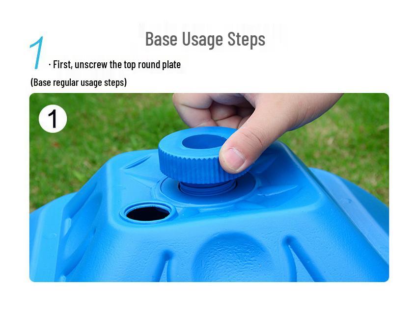 30L Water-Filled Base for Large Outdoor Advertising Sun Umbrella