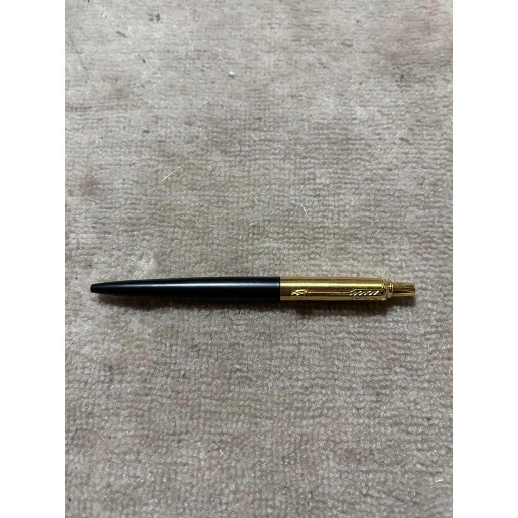 Used PARKER Ballpoint Pen Black x Gold