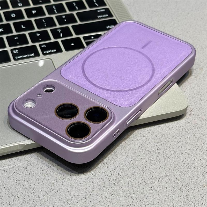 Magnetic Glass Lens Protector for iPhone 14-17 Pro Cases