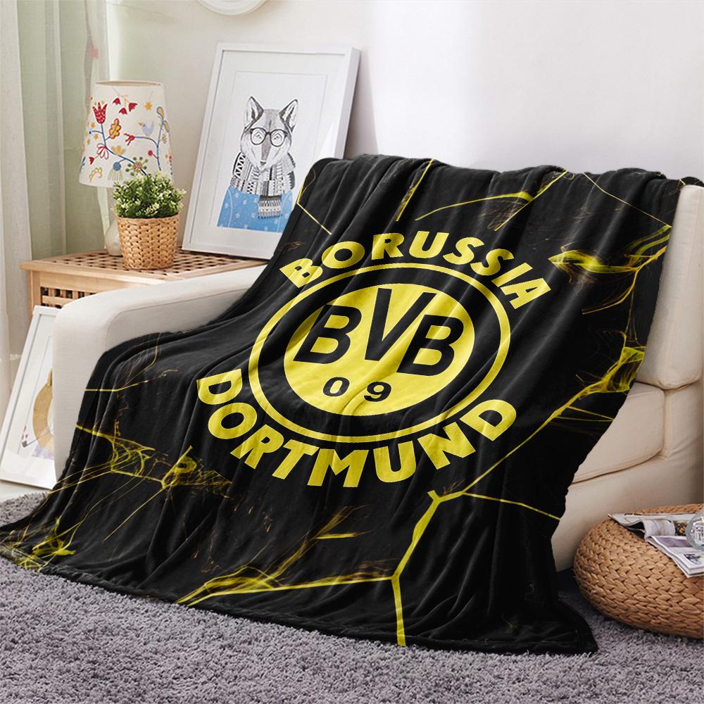Borussia Dortmund Flanelldecke, Hohe Qualität, Bequem für alle Jahreszeiten, Heimdekoration, Wärme und Komfort