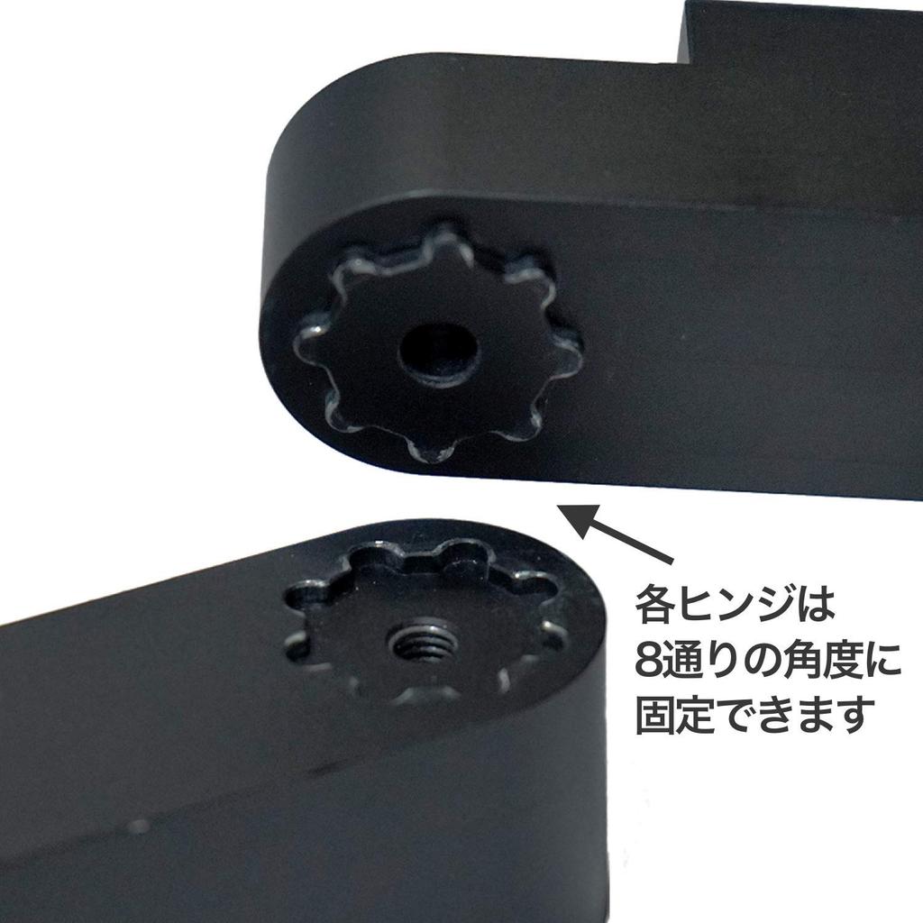 Maxstand Stehender Arm (Silber) mit VESA-Halterung