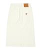 Mark Gonzales Women'S Cotton Mid Skirt - Cream