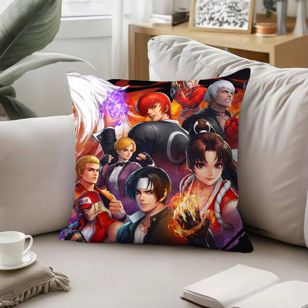 

Fighter-ArcadeS-Game Pillow Case Pattern Printed Pillowcase For Living Room Sofa Cushion Cover & Bedroom Decor 40cmx40cm