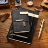 Vintage Crazy Horse Leather Notebook Creative Handmade Travel Journals Business Promotional Gift Planner Printed Diary Notebooks
