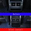 For Range Rover Sport 2014-2018, ABS Plastic Rear Row A/C Vent Cover carbon fiber style