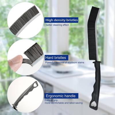 Yousheng 6Pcs Gap Cleaning Brush Flexible Durable Ergonomic Handle Crevice Cleaning Brush Set for Kitchen Bathroom