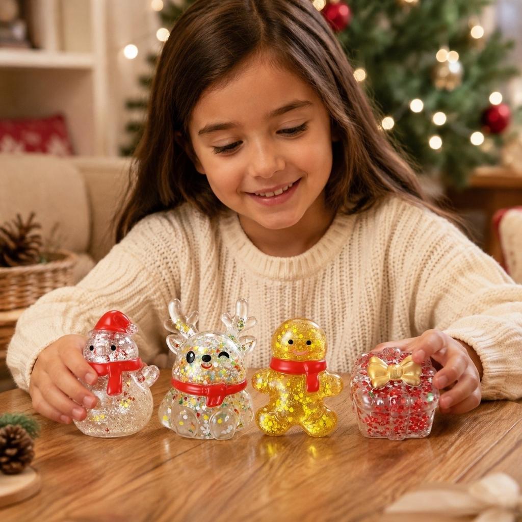 Christmas Themed Stress Toy Random Assorted for Adults and Kids