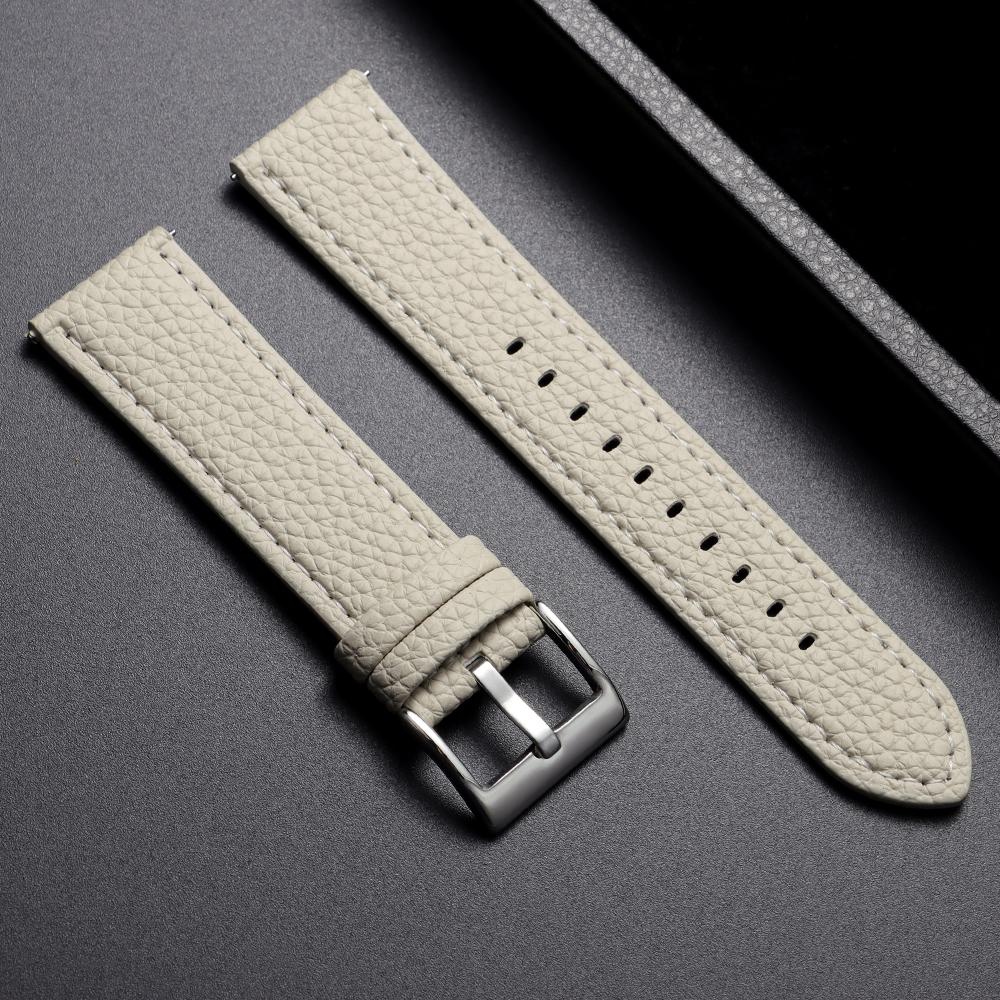 22mm Leather Watch Strap for HUAWEI Watch GT5/GT4/GT3 46MM Bracelet Watchbands Men's Women's Universal Replacment Wristband Belt