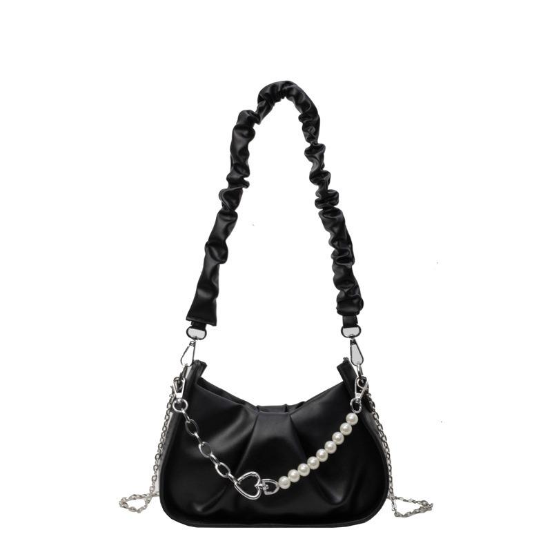 2025 New Fashionable and Versatile Pearl Chain Shoulder Bag